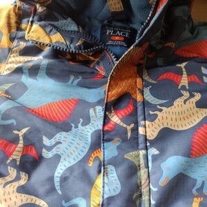 The Children's Place Colorful Dinosaur Print Jacket